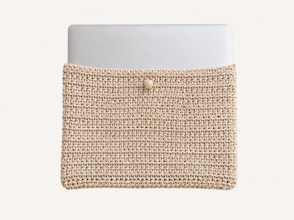 Handmade Crochet Laptop Sleeve 14''