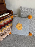 Handmade Crochet Square Cushion 45 cm x 45 cm