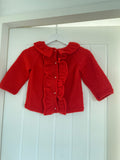 Handmade Knitted Girl's Wool Cardigan